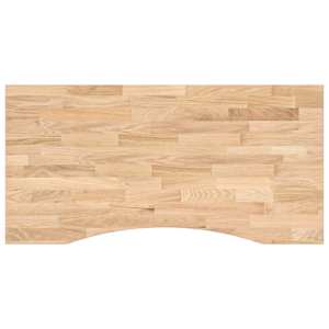 Stolní deska neošetřené 100x50x2,5 cm dub obdélníkový - obrázek 2