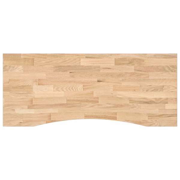 vidaXL lauaplaat, 120x50x2,5 cm, t&ouml;&ouml;tlemata toekas tammepuit ristk&uuml;lik