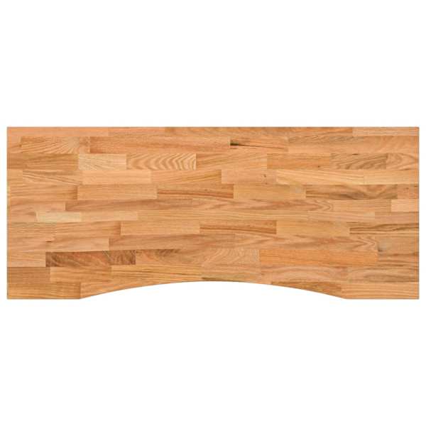 vidaXL lauaplaat, helepruun, 120x50x2,5 cm, toekas tammepuit ristk&uuml;lik