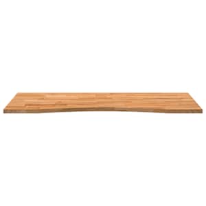 Stolní deska světle hnědá 120x50x2,5 cm dub obdélníkový - obrázek 5