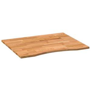 Stolní deska světle hnědá 100x80x2,5 cm dub obdélníkový - obrázek 4