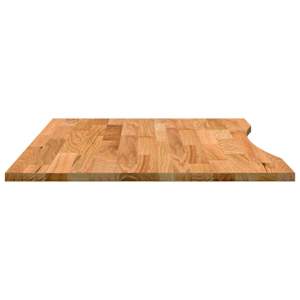 Stolní deska světle hnědá 100x80x2,5 cm dub obdélníkový - obrázek 6