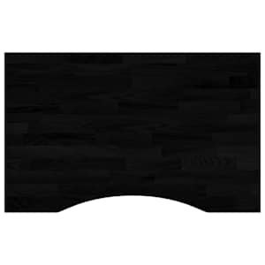 vidaXL lauaplaat, tumepruun, 80x50x2,5 cm, toekas tammepuit ristk&uuml;lik