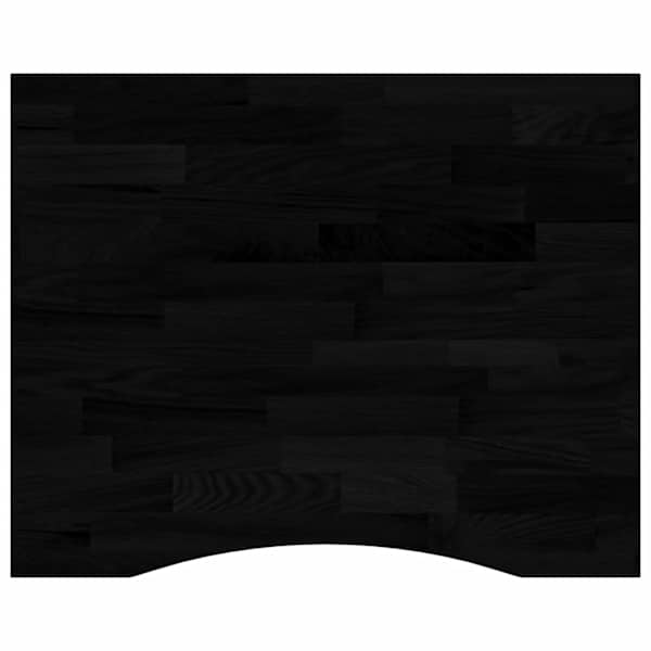 vidaXL lauaplaat, tumepruun, 100x80x2,5 cm, toekas tammepuit ristk&uuml;lik
