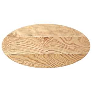 vidaXL lauaplaat 80x40x2 cm T&auml;ispuidust tamm ovaalne
