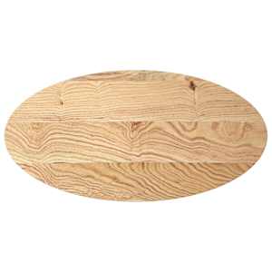 Stolní deska 100x50x2 cm masivní dub oválný - obrázek 2