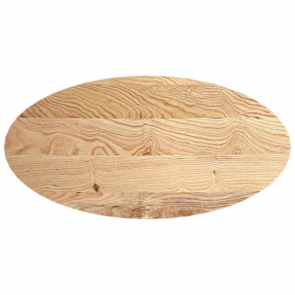 vidaXL lauaplaat, 120 x 60 x 4 cm, tammepuit ovaalne