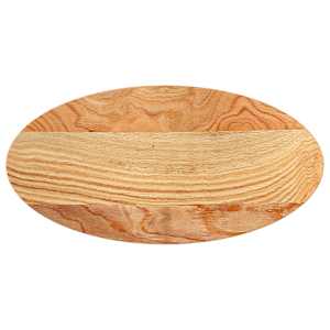 vidaXL lauaplaat, helepruun, 80 x 40 x 2 cm, tammepuit ovaalne
