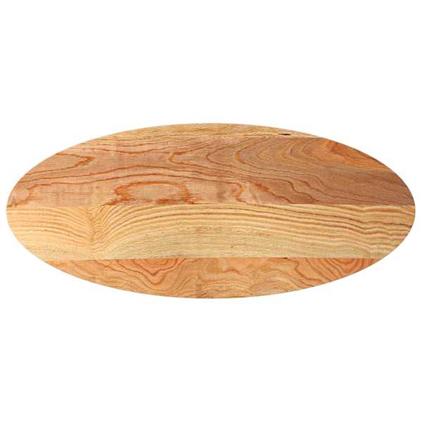vidaXL lauaplaat, helepruun, 140 x 60 x 4 cm, tammepuit ovaalne