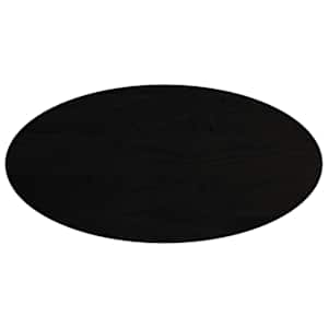 Stolní deska tmavě hnědá 120x60x4 cm masivní dub oválný - obrázek 2
