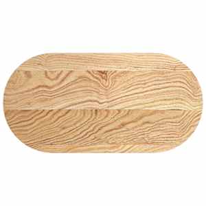 vidaXL lauaplaat 80x40x2 cm T&auml;ispuidust tamm ovaalne
