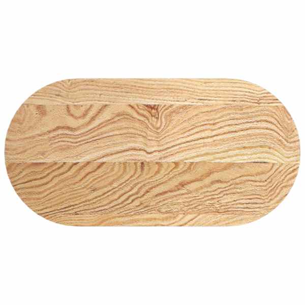 vidaXL lauaplaat 80x40x2 cm T&auml;ispuidust tamm ovaalne