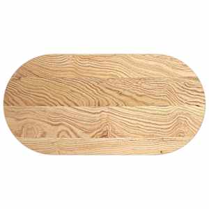 Stolní deska 100x50x2 cm masivní dub oválný - obrázek 2