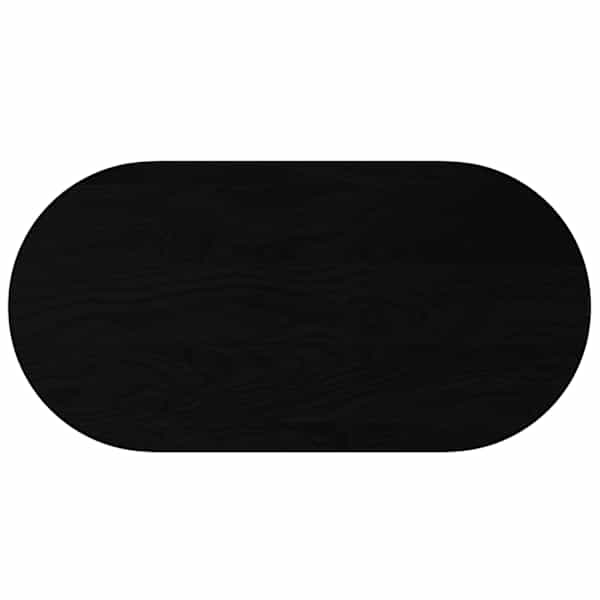 vidaXL lauaplaat, tumepruun, 120 x 60 x 2 cm, tammepuit ovaalne