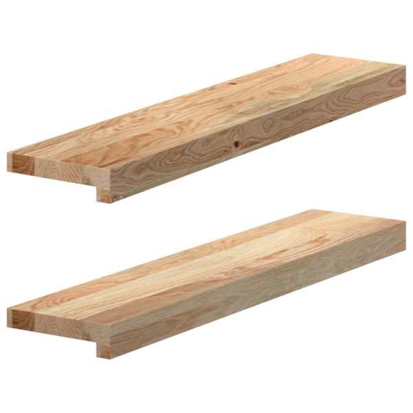 vidaXL aknalauad 2 tk t&ouml;&ouml;tlemata 70 x 15 x 2 cm t&auml;ispuidust tamm