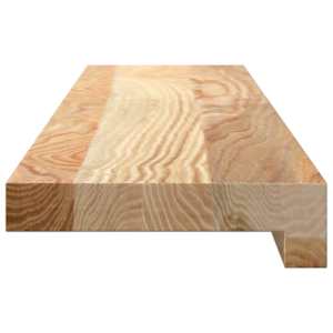 Okenní parapety 2 ks neošetřené 80x15x2cm masivní dubové dřevo - obrázek 5