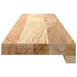 Okenní parapety 2 ks neošetřené 90x15x2cm masivní dubové dřevo - obrázek 5