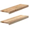 vidaXL aknalauad 2 tk, 70x20x2 cm, t&ouml;&ouml;tlemata tammepuit