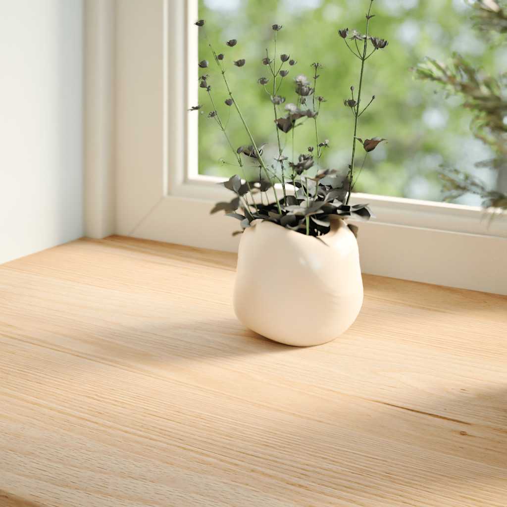 Thumbnail - vidaXL Fensterbänke 2 Stk. Unbehandelt 70x20x2 cm Massivholz Eiche
