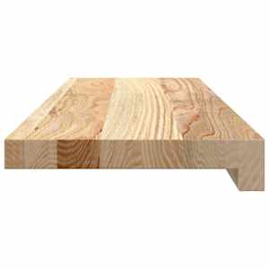 Okenní parapety 2 ks neošetřené 70x20x2cm masivní dubové dřevo - obrázek 5