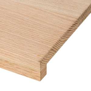 Okenní parapety 2 ks neošetřené 120x20x2cm masivní dubové dřevo - obrázek 8