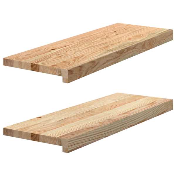 vidaXL aknalauad 2 tk, 70 x 25 x 2 cm, t&ouml;&ouml;tlemata tammepuit