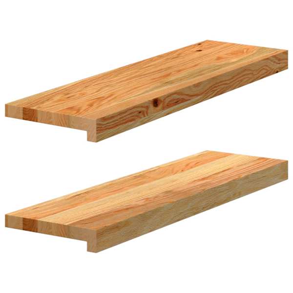 vidaXL aknalauad 2 tk, helepruun, 70 x 20 x 2 cm, toekas tammepuit