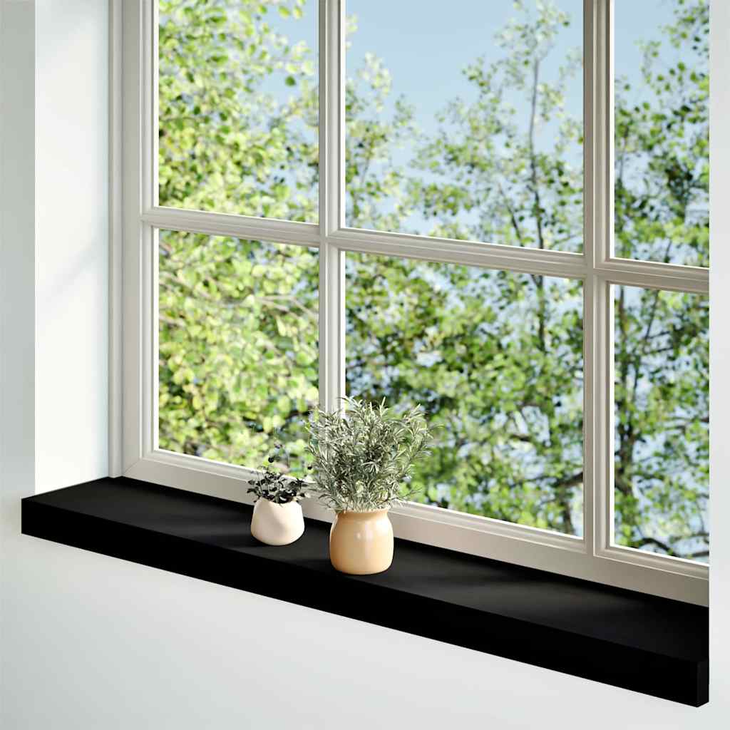 vidaXL ikkunalaudat 2 kpl tummanruskea 100x15x2 cm massiivipuutammea