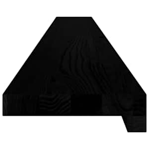 Okenní parapety 2ks hnědo-černé 140x15x2cm masivní dub - obrázek 5
