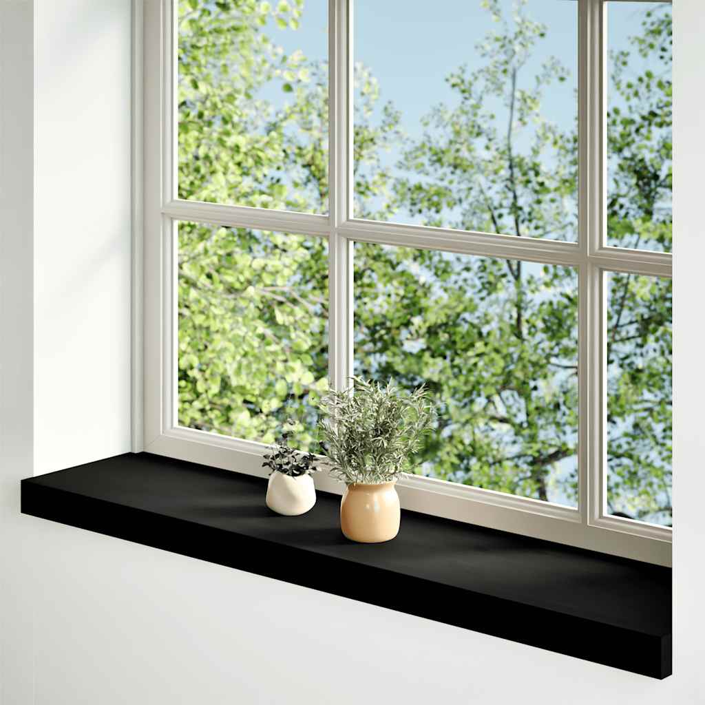 vidaXL Pervaz 2 buc lemn masiv de Maro închis 80x20x2 cm