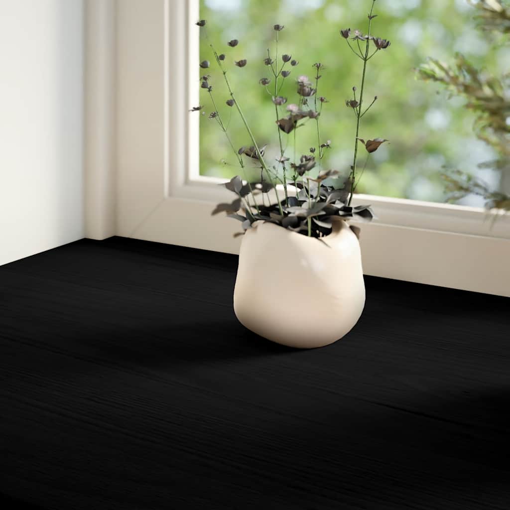Thumbnail - vidaXL Fensterbänke 2 Stk. Dunkelbraun 80x25x2 cm Massivholz Eiche