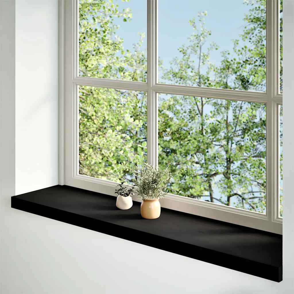 vidaXL ikkunalaudat 2 kpl tummanruskea 110x30x2 cm massiivipuutammea