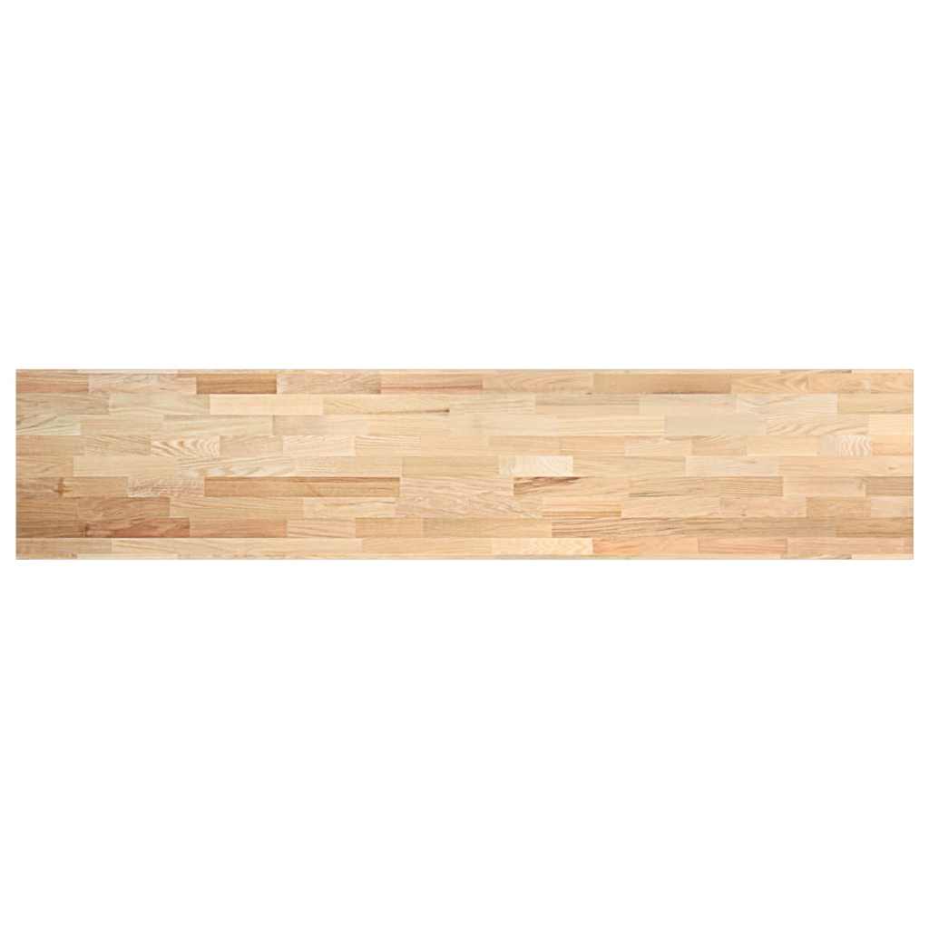 vidaXL Küchenarbeitsplatte 300x63,5x2,7 cm Massivholz Eiche Rechteckig
