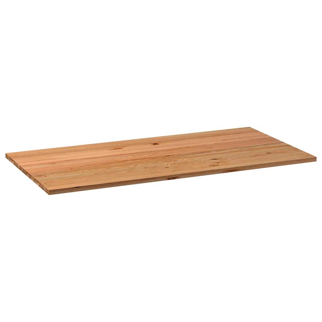 Thumbnail - vidaXL Tischplatte Hellbraun 240x120x4 cm Massivholz Eiche Rechteckig