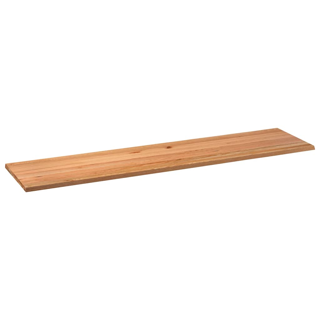 vidaXL Tischplatte Hellbraun 320x80x4 cm Massivholz Eiche Rechteckig