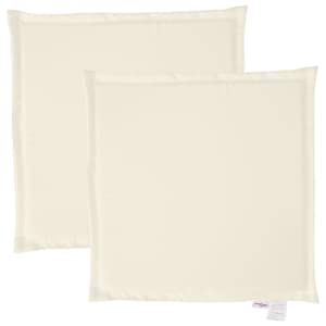 Podsedáky na zahradní nábytek 2 ks krémové 45x45x2 cm čtvercové - obrázek 2