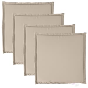 Podsedáky na zahradní nábytek 4 ks taupe 45x45x2 cm čtvercové - obrázek 2