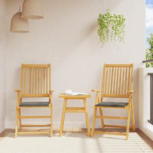 vidaXL Podsed&aacute;ky na zahradn&iacute; n&aacute;bytek 4 ks antracit 45x45x2cm čtvercov&eacute;