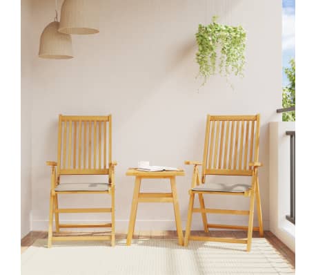 vidaXL Podsedáky na zahradní nábytek 6 ks taupe 45x45x2 cm čtvercové