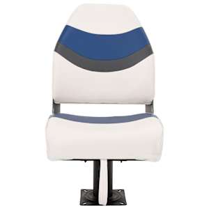 vidaXL Set cu scaun pentru barcă, pliabil, 2 piese, spătar înalt