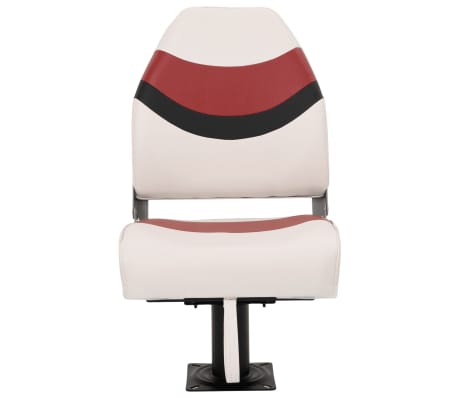 vidaXL 2 Piece Foldable Boat Seat Set High Backrest