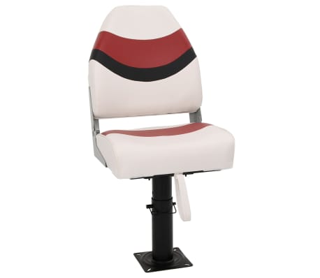 vidaXL Set cu scaun pentru barcă, pliabil, 4 piese, spătar &icirc;nalt