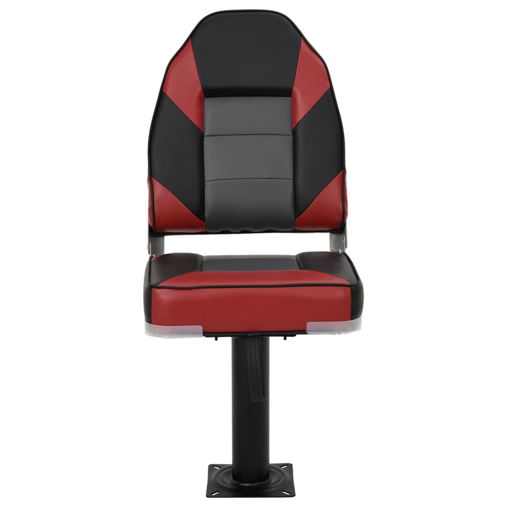 vidaXL Set cu scaun pentru barcă, pliabil, 4 piese, spătar înalt