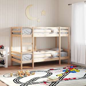 Pograd brez vzmetnice 90x200 cm trdna borovina