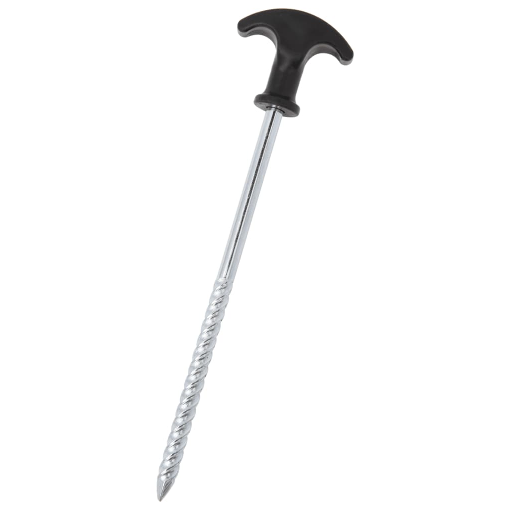 VidaXL Tentharingen 12 st Ø7 mm 20 cm gegalvaniseerd staal