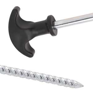 Stanové kolíky 12 ks 20 cm Ø 7 mm pozinkovaná ocel - obrázek 5