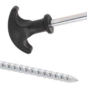 Stanové kolíky 12 ks 30 cm Ø 7 mm pozinkovaná ocel - obrázek 5