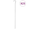 vidaXL telgivaiad 25 tk, 30 cm &Oslash;4 mm, tsingitud teras