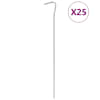 vidaXL telgivaiad 25 tk, 23 cm &Oslash;3 mm, tsingitud teras