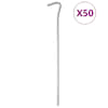 vidaXL telgivaiad 50 tk, 23 cm &Oslash;5 mm, tsingitud teras